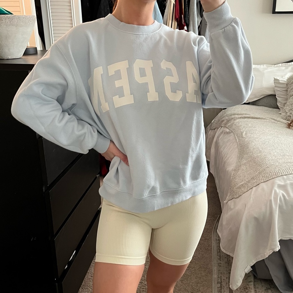 Light Blue Aspen Crewneck Sweatshirt